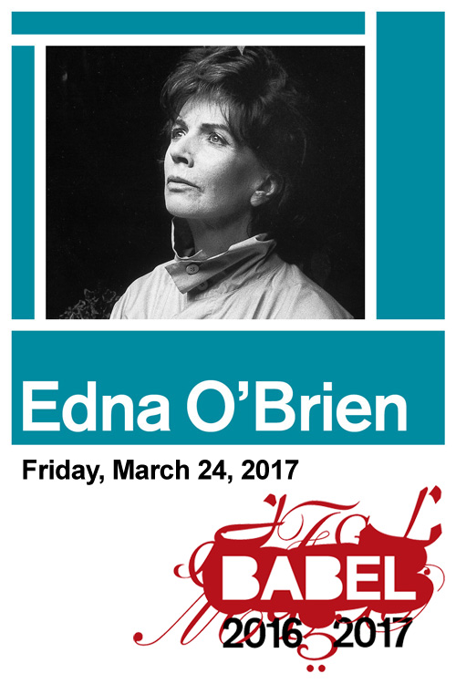 BABEL - Edna O'Brien - March 24, 2017 - Just Buffalo Literary Center