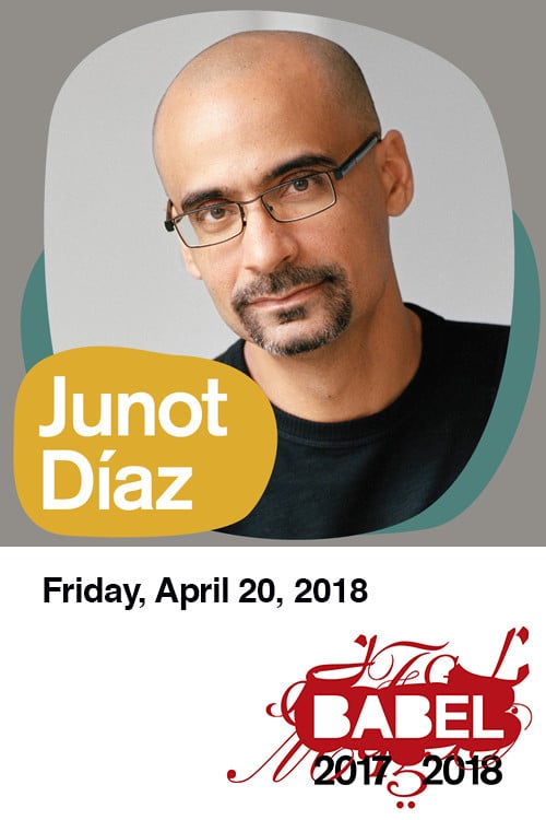 Junot Diaz - BABEL - Just Buffalo Literary Center - Buffalo, NY