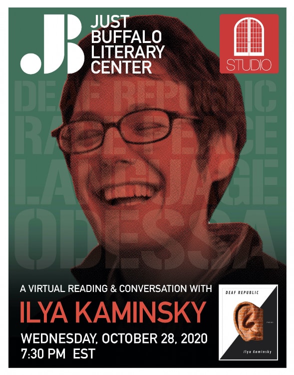 STUDIO - Ilya Kaminsky - 2020 - Just Buffalo Literary Center - Buffalo NY