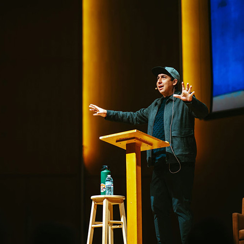 Tommy Orange at BABEL photo credit Pat Cray