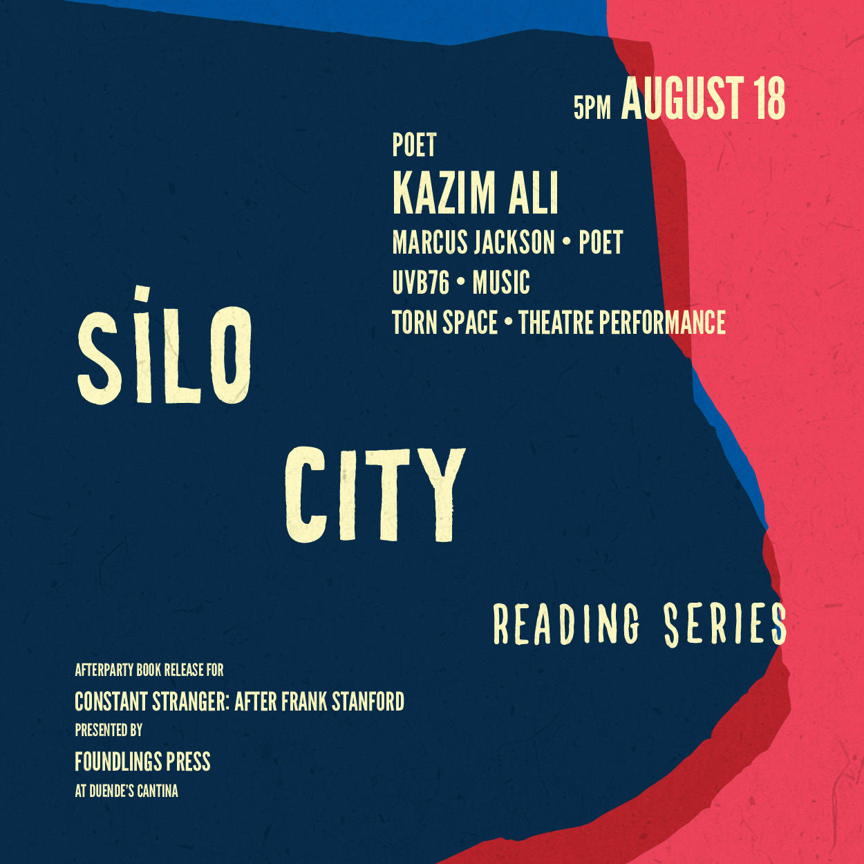 Silo City Reading Series Kazim Ali