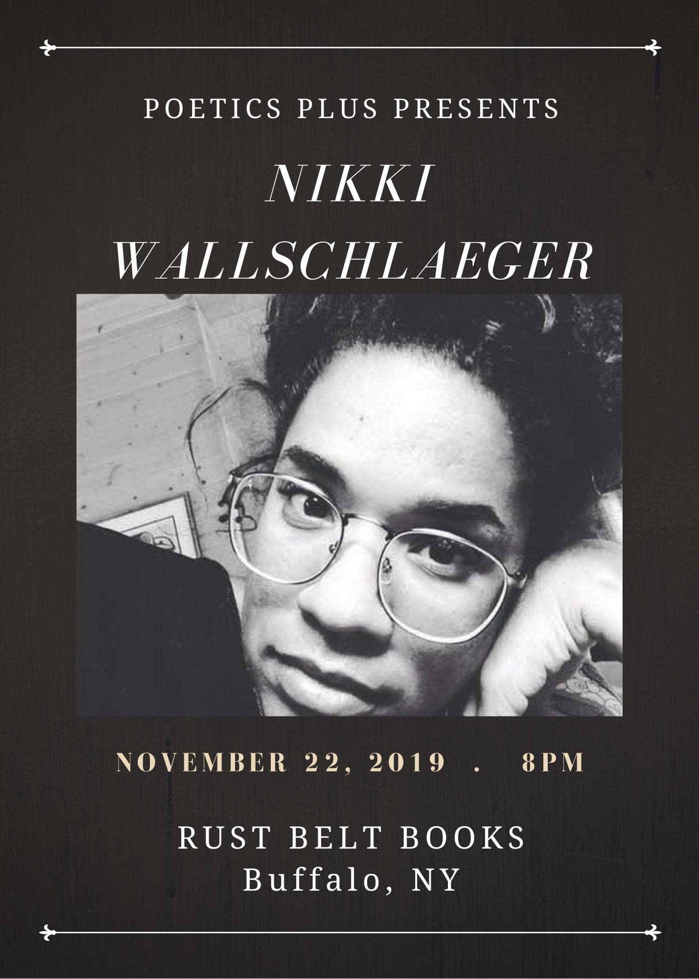 Poetics Plus Nikki Wallschlaeger Just Buffalo Literary Center