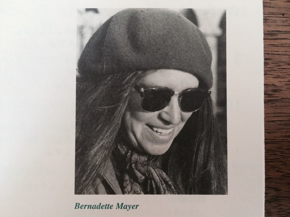 Bernadette Mayer 1992 - History - Just Buffalo Literary Center - Buffalo NY