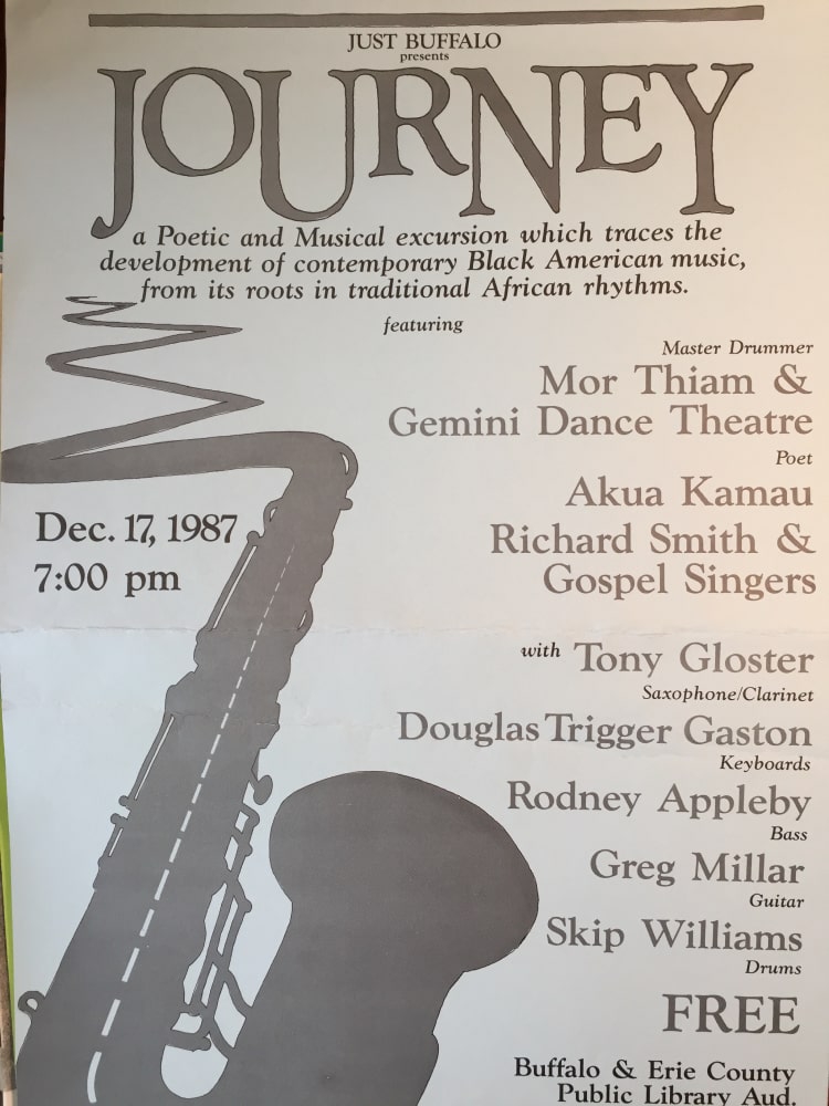Journey 1987 - History - Just Buffalo Literary Center