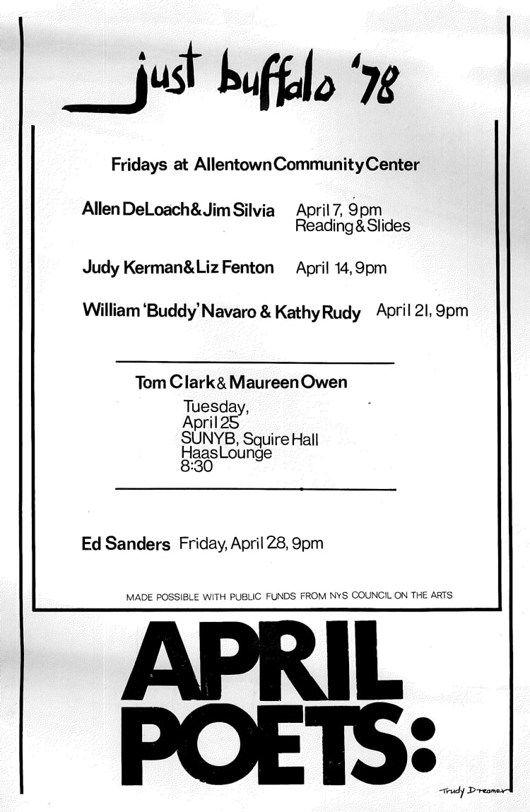 April Poets 1978 - History - Just Buffalo