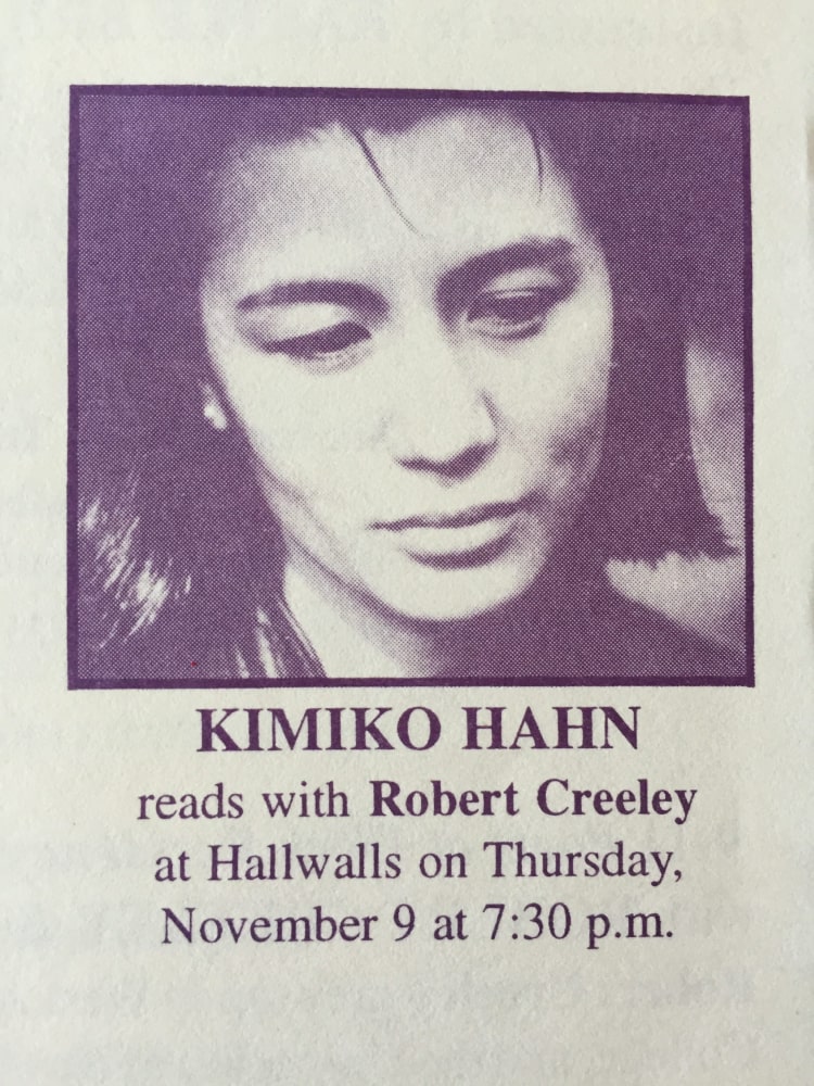 Kimiko Hahn 1995 - History - Just Buffalo Literary Center - Buffalo NY