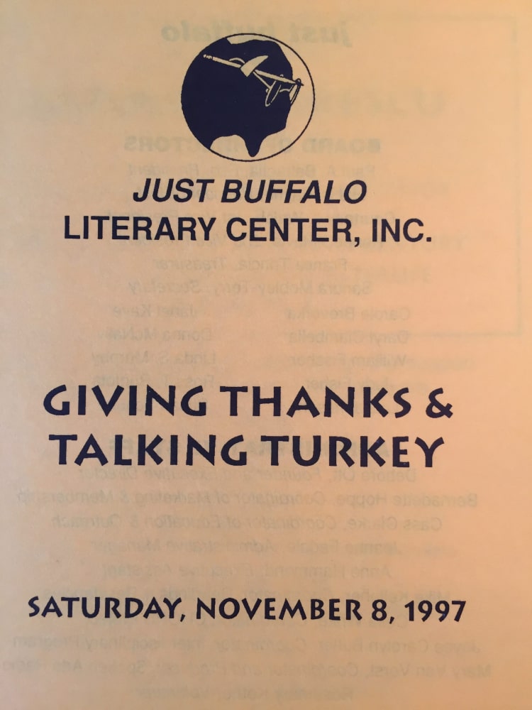 Thanksgiving 1997 - History - Just Buffalo Literary Center - Buffalo NY