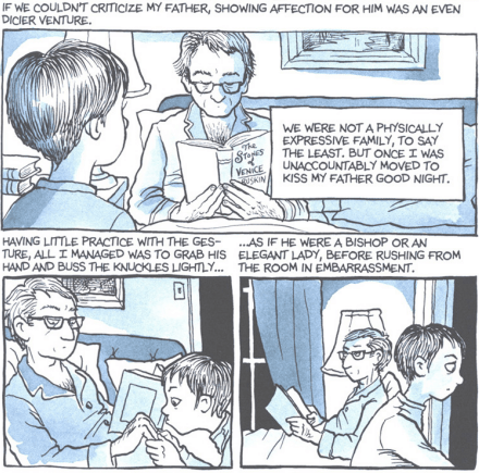Comic pane from Alison Bechdel's FUN HOME
