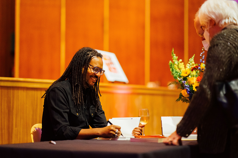 Colson Whitehead book signing
