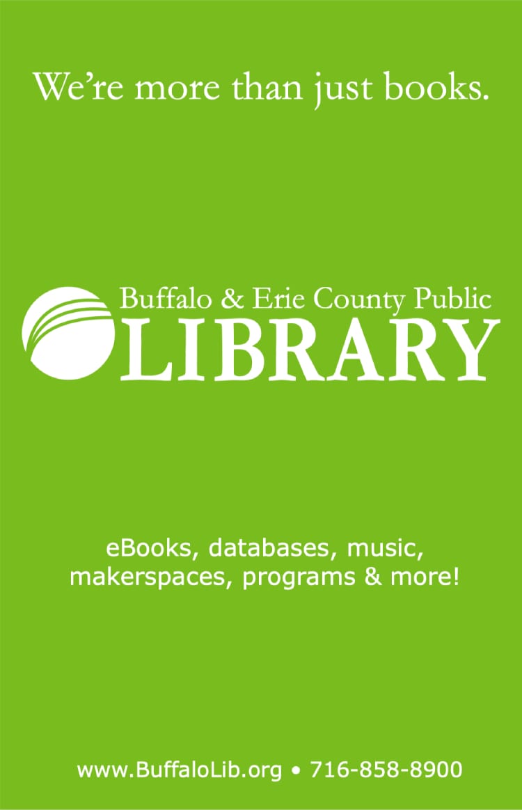 Buffalo and Erie County Public Library - Ad BABEL Digital Program - Just Buffalo Literary Center