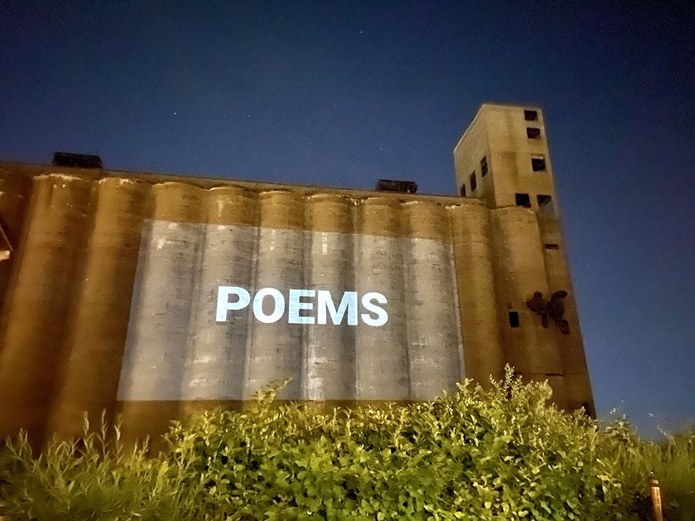POEMS projection photo credit Matt Kenyon