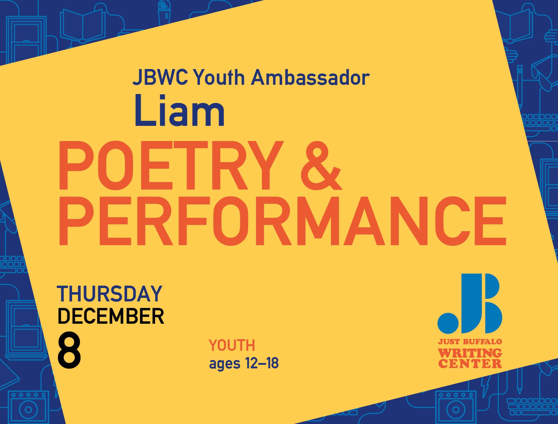 Poetry & Performance with Youth Ambassador Liam