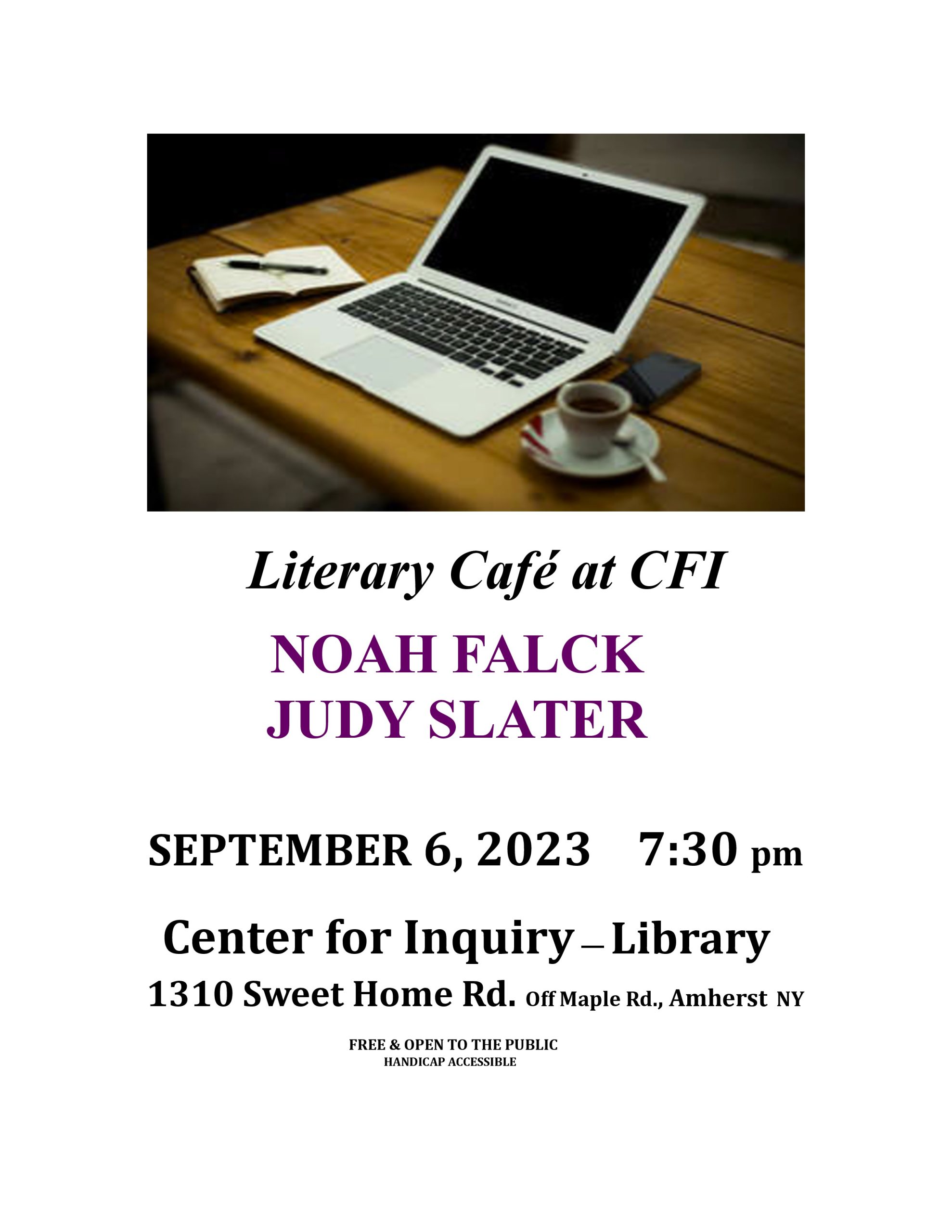 Literary Cafe at CFI
