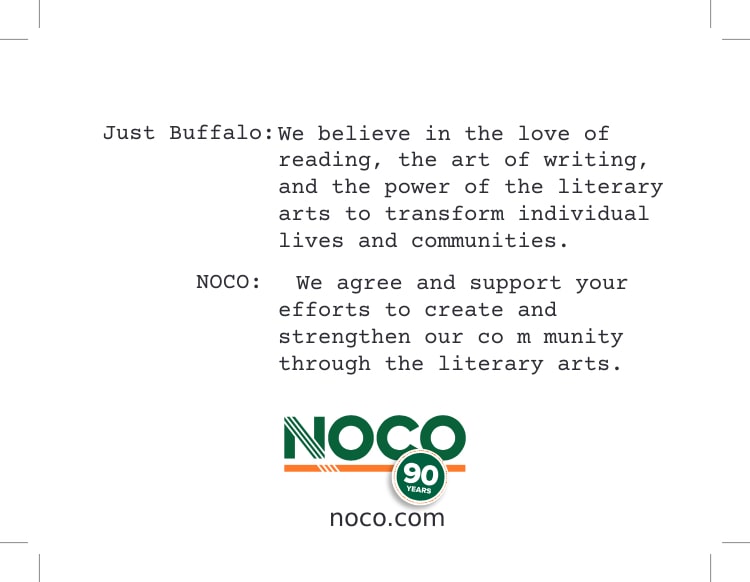 NOCO - BABEL Digital Program Sponsor Ad - Just Buffalo Literary Center