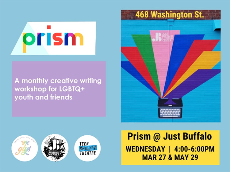 Prism at JBWC - Winter Spring 2024 - Youth Writing Workshop - Just Buffalo Literary Center