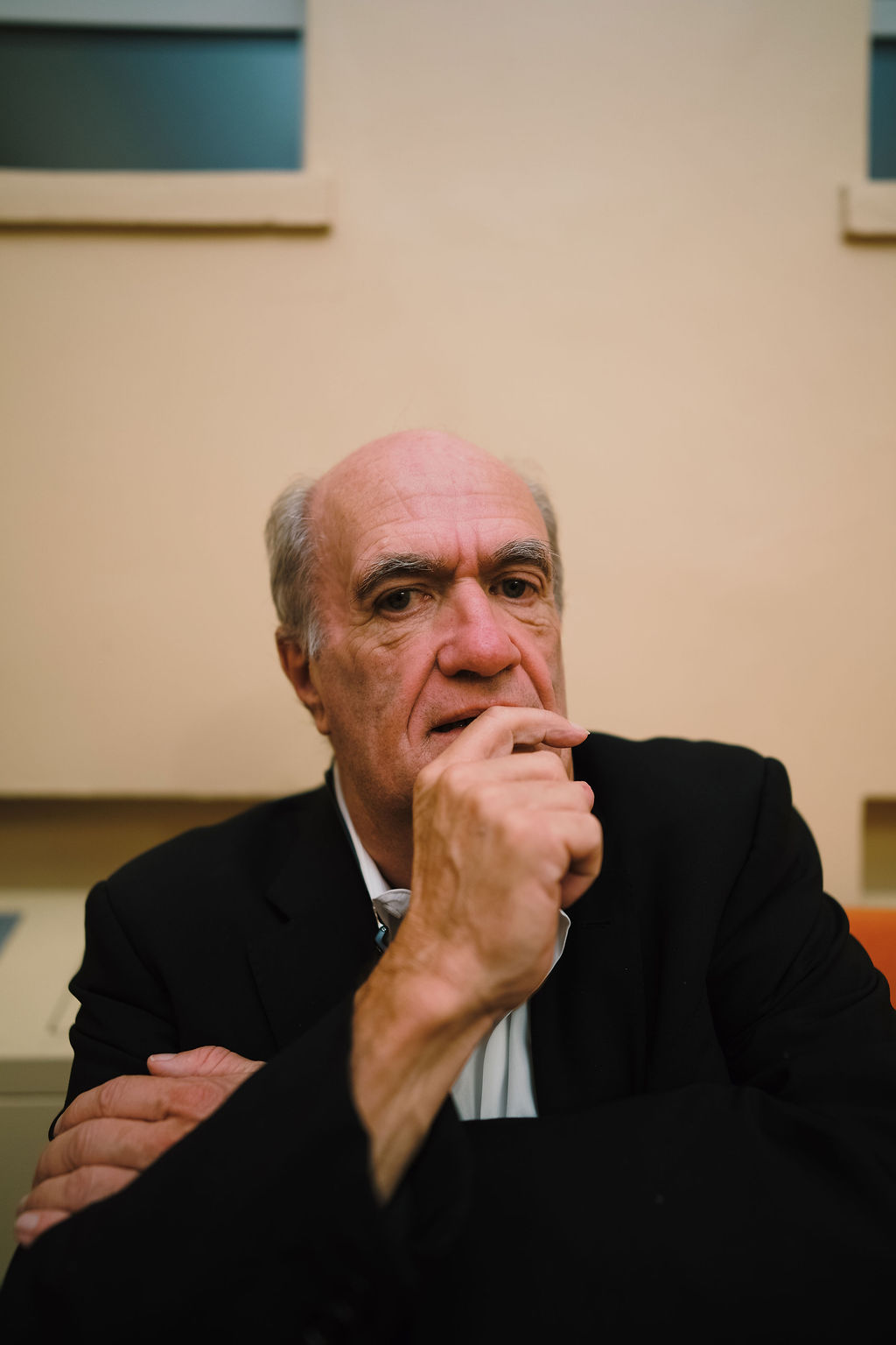 Colm Tóibín portrait by Pat Cray