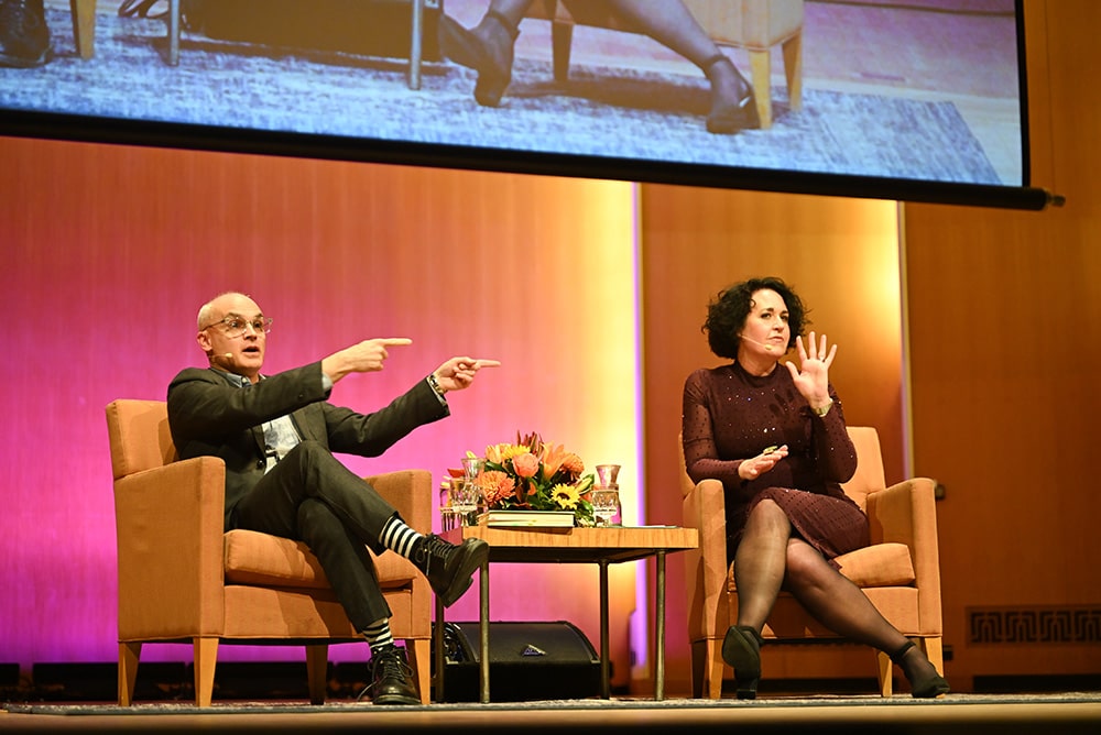 Hernan Diaz and Barbara Cole BABEL November 20, 2025 photo credit Nancy J Parisi