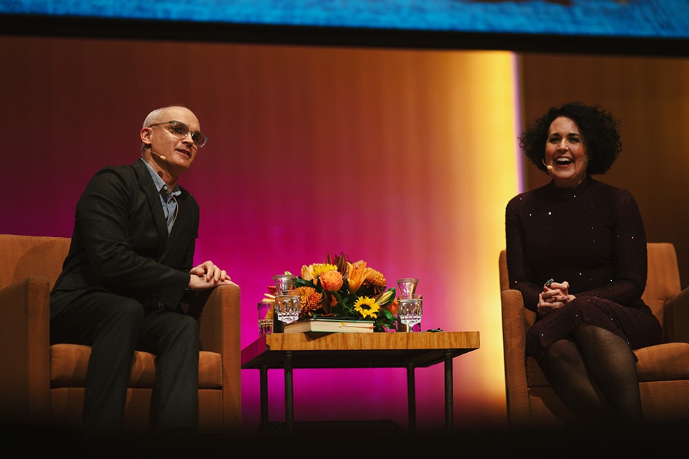 Hernan Diaz and Barbara Cole BABEL November 20, 2025 photo credit Pay Cray