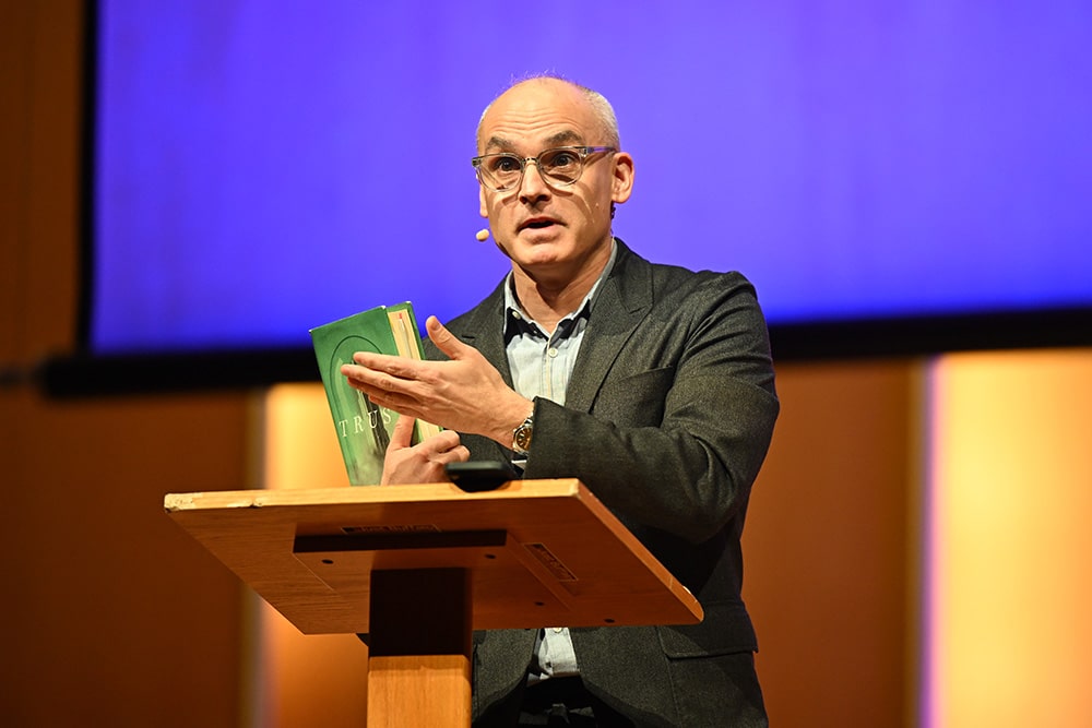 Hernan Diaz author of Trust at BABEL November 20, 2025 photo credit Nancy J Parisi