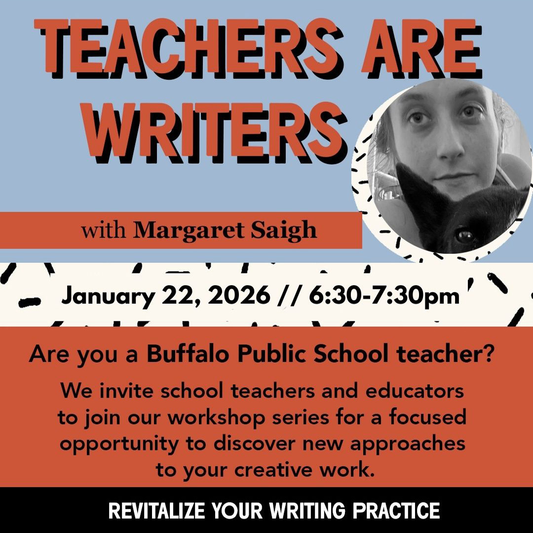 Teachers ARE Writers with Margaret Saigh January 22, 2026 630-730pm