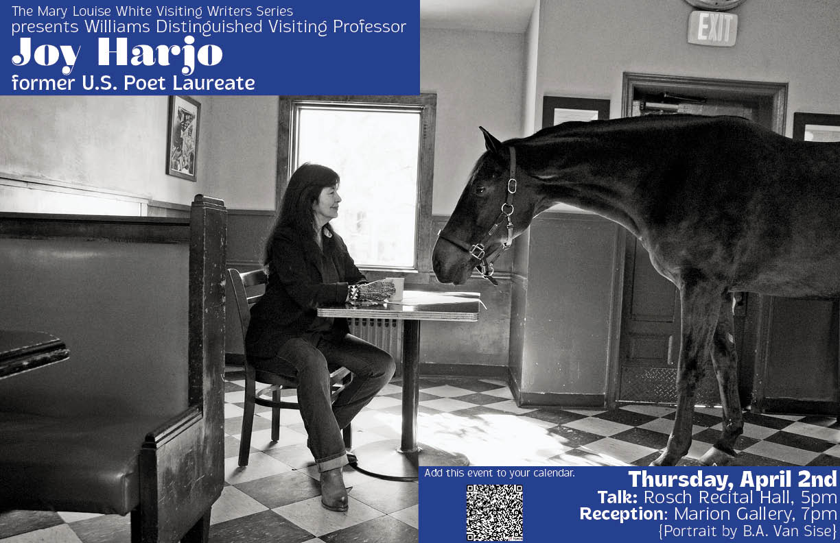 Joy Harjo reading at SUNY Fredonia April 2, 2026