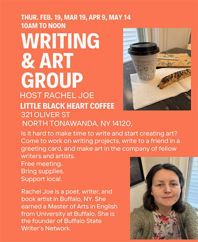 Writing + Art Group with Rachel Joe