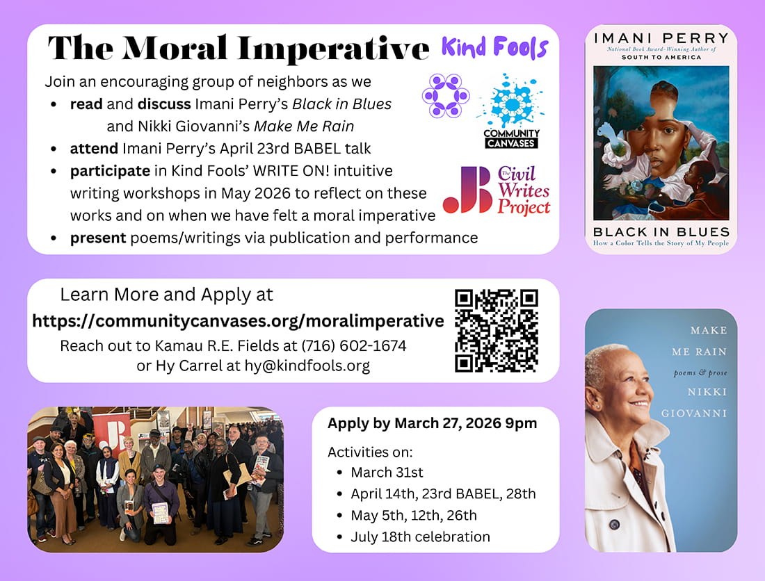 The Moral Imperative - Ad - BABEL Digital Program - March 2026 - Just Buffalo Literary Center