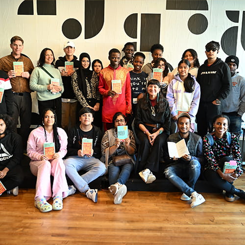 Sandra Cisneros - BABEL Student Reading Groups - Creative Writing Programs for Youth - Just Buffalo Literary Center - Photo by Nancy J. Parisi