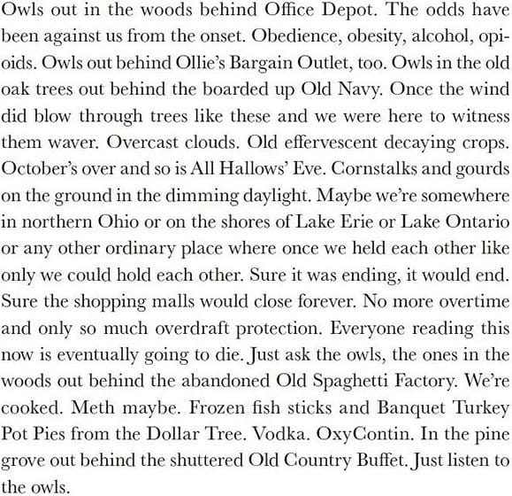 Excerpt from "Again" by Mark Nowak - Poem of the Day - Just Buffalo Literary Center