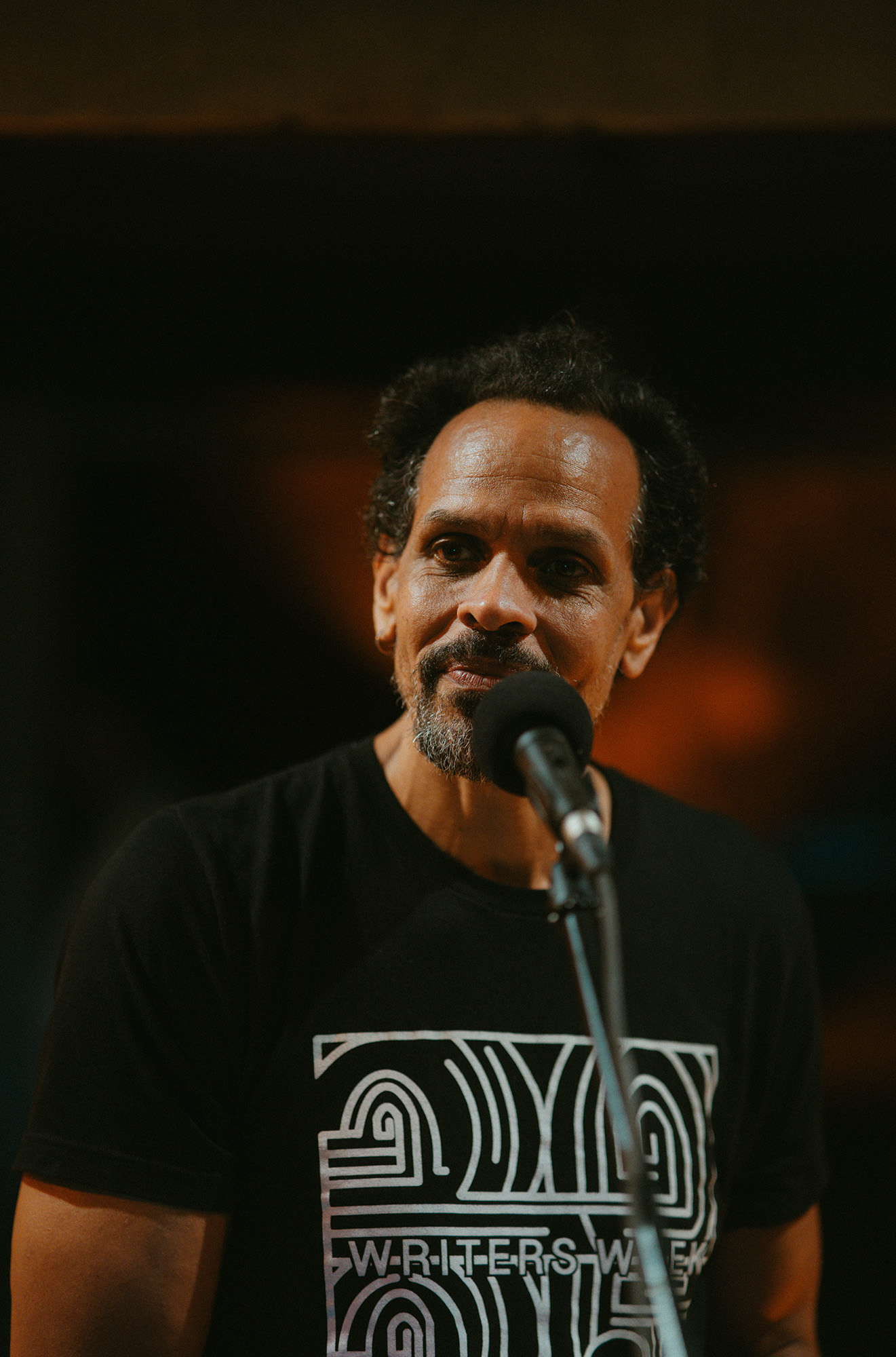 Ross Gay reading at the Silo City Reading Series photograph by Pat Cray 6.27.2026