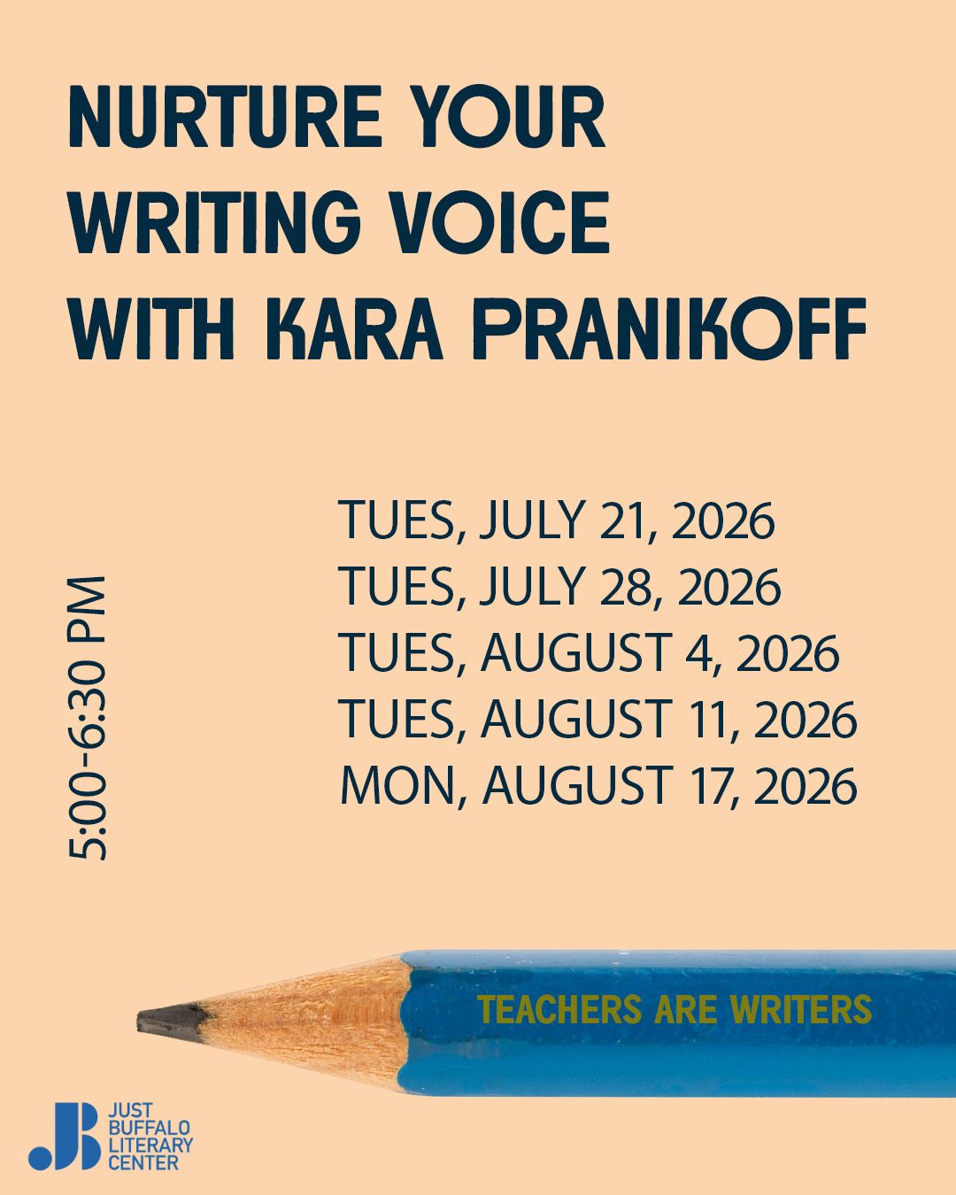 Teachers ARE Writers with Kara Pranikoff July-Aug 2026