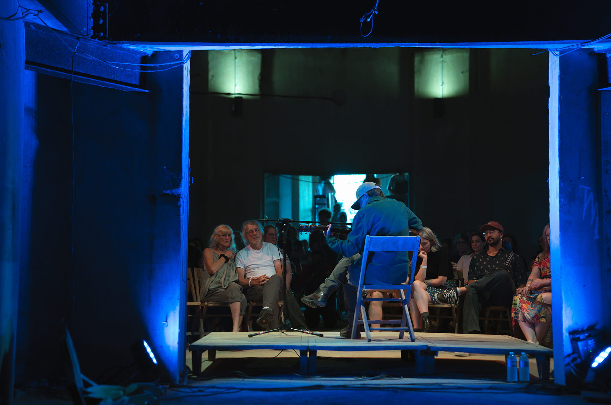 William Tyler performance from backstage // photo credit Pat Cray