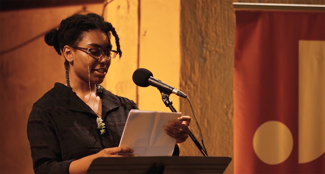 Zi Daniel reading at Silo City Reading Series