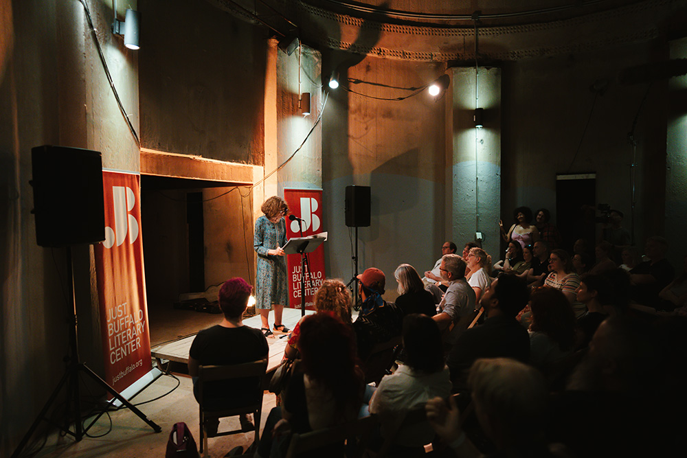 Mary Ruefle reads “The Bark” at the Silo City Reading Series Mary Ruefle reads “The Bark” at the Silo City Reading Series