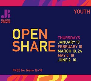 Just Buffalo Writing Center - Open Share - Youth Workshop 2022