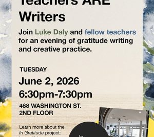 Teachers ARE Writers with Luke Daly June 2, 2026